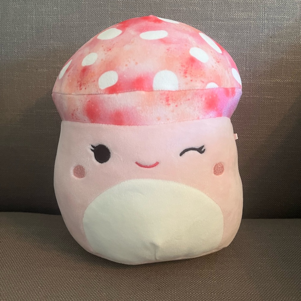 10” Pink Mushroom Squishmallow